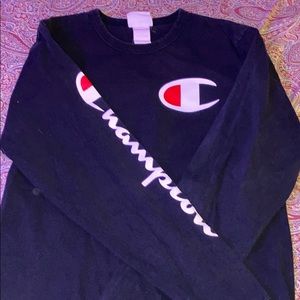 champion long sleeve tee